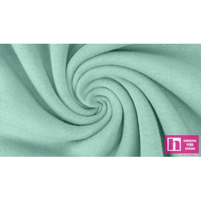 P69-9363-421 SUDADERA LISA ALIANZ (26) 1.50 M. 250 GR/M2 ALGODON 80%-POLIESTER 20% MENTA Venta en piezas de 6.00 M