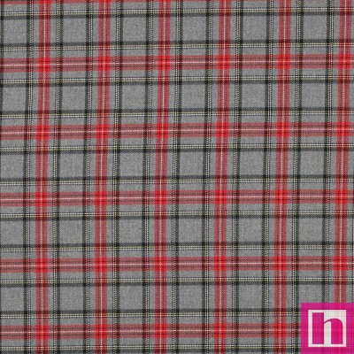 P94-3037-001 VIYELA CUADROS HARRIS (01) 145 CM. 230 GR/M2. POLIESTER 63%-VISCOSA 34%-EA.3% GRIS Venta en piezas de 6.00 M