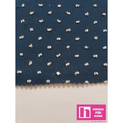 52656 PLUMETI BICOLOR JOEL (11) 145 CM. ALGODON 80%-POLIESTER 20% MARINO/MARFIL Venta en piezas de 7.00 M