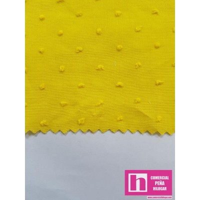 54393 PLUMETI LISO ADRIAN (16) 145 CM. ALGODON 100% AMARILLO Venta en piezas de 7.00 M