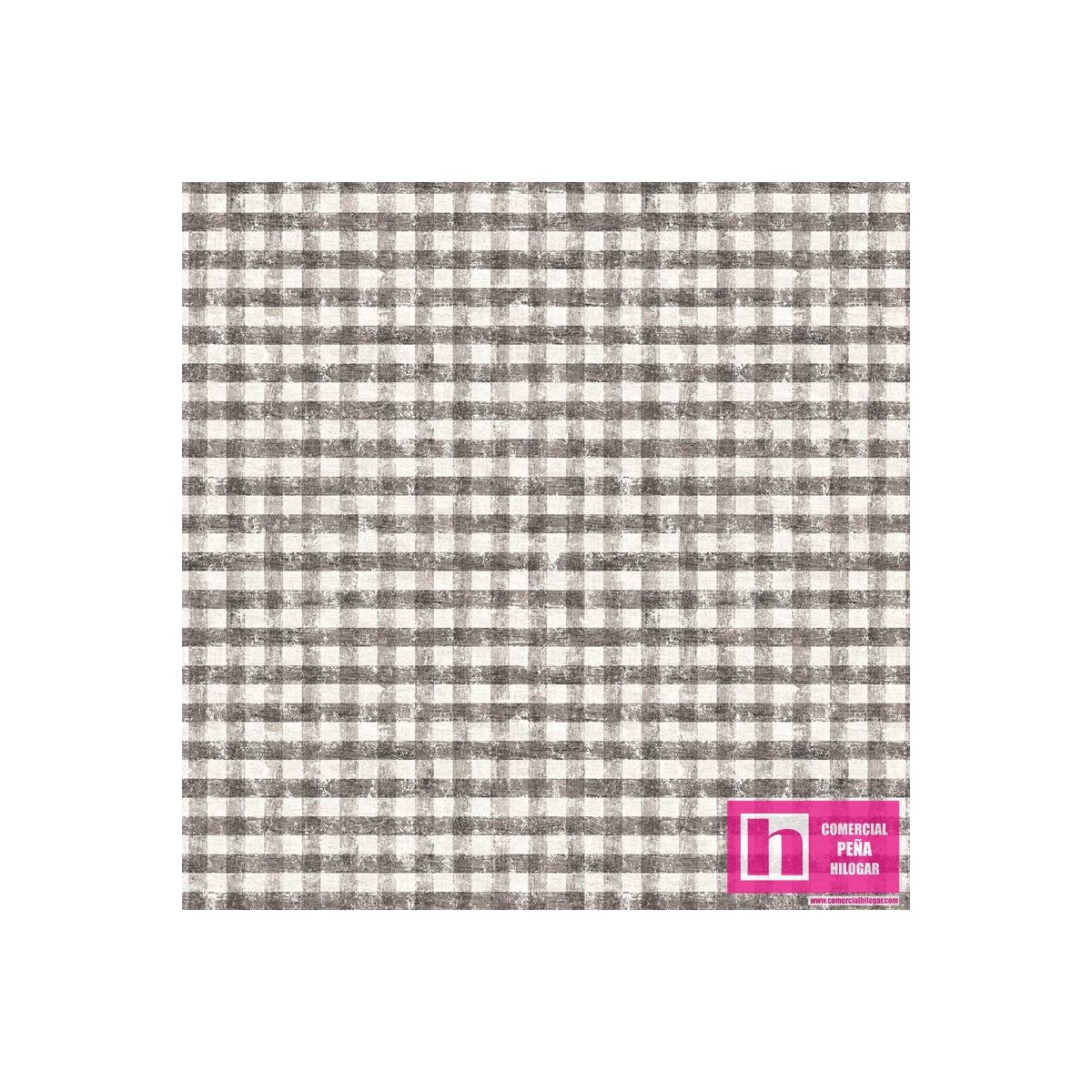 P121-FFRE  4910S PATCH. AMERICANO FARM FRESH (06) 110 CM. ALG 100% GRIS VENTA EN PZAS. DE 7 M APRO