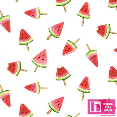 63634 PATCH.AMERICANO PICNIC BY THE LAKE  (05) 110 CM. ALGODON 100%  BLANCO Venta en piezas de 6.80 M