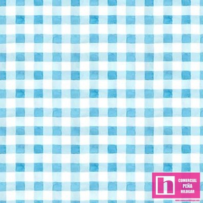 63644 PATCH.AMERICANO PICNIC BY THE LAKE  (15) 110 CM. ALGODON 100%  AZUL Venta en piezas de 6.80 M