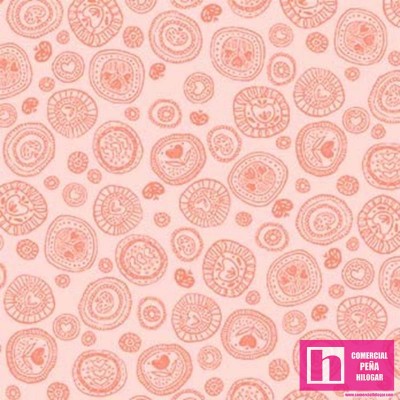 63875 PATCH.AMERICANO SEW SEEDS OF LOVE (04) 110 CM. ALGODON 100% MELOCOTON Venta en piezas de 6.80 M