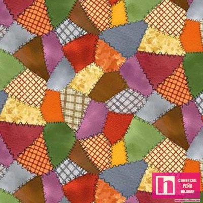 64158 PATCH.AMERICANO PUMPKIN FARM (04) 110 CM. ALGODON 100% MULTI Venta en piezas de 6.80 M