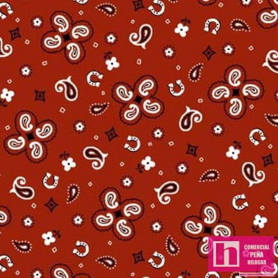 64584 PATCH.AMERICANO ROOTIN TOOTIN (10) 110 CM. ALGODON 100% ROJO Venta en piezas de 6.80 M