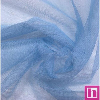 64722 MELINA TUL LISO (07) 1.50 M. POLIESTER 100% AZUL PATO Venta en piezas de 10.00 M