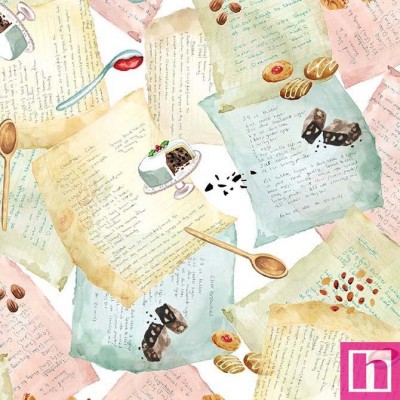 65935 PATCH.AMERICANO BAKED WITH LOVE (15) 110 CM. ALGODON 100% MULTICOLOR Venta en piezas de 6.80 M