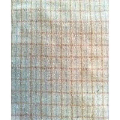 66811 VIYELA CUADROS URUS (01) 1.45 M. 165 GR/M2 - ALGODON 100% MARFIL Venta en piezas de 7.00 M