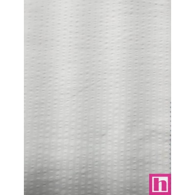 67062 SEERSUCKER VIRIDIANA (01) 1.45 M. 140 GR/M2. ALGODON 60%-POLIESTER 40% BLANCO Venta en piezas de 6.00 M