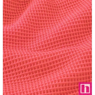 67214 NIDO DE ABEJA CARLO (05) 150 CM. 230 GR/M2. ALGODON 100% CORAL Venta en piezas de 7.00 M