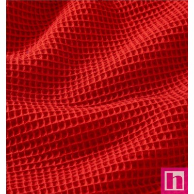 67215 NIDO DE ABEJA CARLO (06) 150 CM. 230 GR/M2. ALGODON 100% ROJO Venta en piezas de 7.00 M