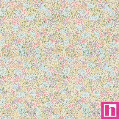 67270 LONETA HALP PANAMA ESTAMPADA THALIA (01) 1.40 M.-205 GR/M2- ALG. 80%-POL. 20% MARFIL/MULTI Venta en piezas de 7.00 M