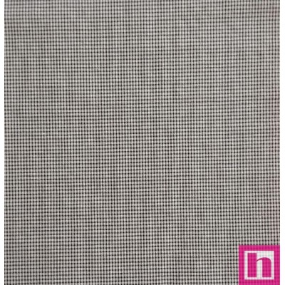 67407 VICHY SEERSUKER WINKER (07) 150 CM. 150 GR/M2. ALG.ORG. 60%-POL.REC. 40% TRIGO/NEGRO Venta en piezas de 7.00 M