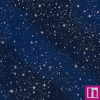 67548 TEJIDO ESTAMPADO NATURALEZA (01) 1.40 M. 110 GR/M2. ALGODON 100% CIELO ESTRELLADO Venta en piezas de 5.00 M