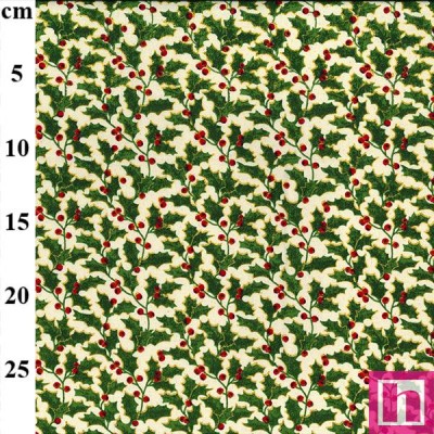 67591 PATCH.AMERICANO STAMPY - SIMON ADAMS (02) 110 CM. ALGODON 101% NATURAL/VERDE/DORADO Venta en piezas de 6.00 M