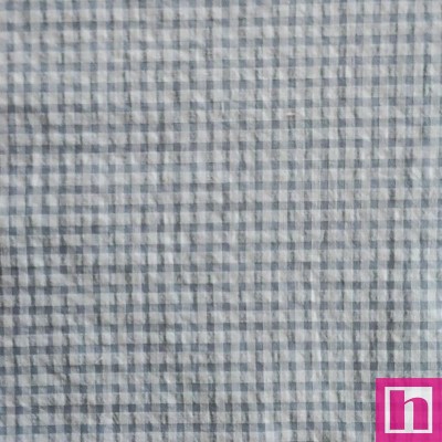 67604 VICHY SEERSUKER INDYA (01) 150 CM. 150 GR/M2. ALG.ORG. 60%-POL.REC. 40% CELESTE Venta en piezas de 7.00 M