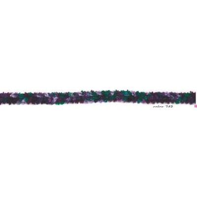 9648-743 GALON FANTASIA MENELIK 10 MM. POLIESTER RECICLADO 97%-POLIESTER 3% MORADO Venta en piezas de 12.50 M