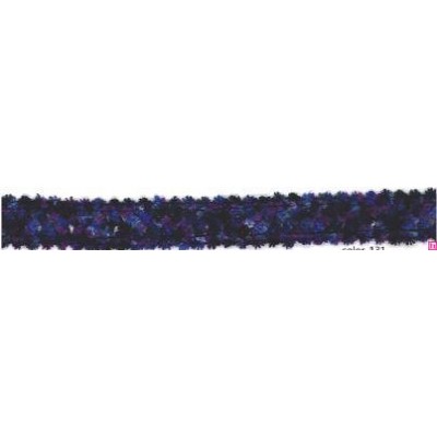 9649-131 GALON FANTASIA MENELIK 20 MM. POLIESTER RECICLADO 97%-POLIESTER 3% AZUL Venta en piezas de 12.50 M