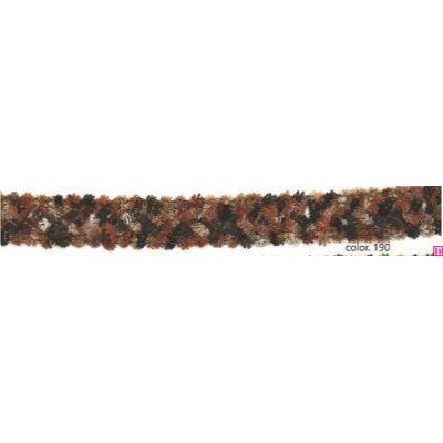 9649-190 GALON FANTASIA MENELIK 20 MM. POLIESTER RECICLADO 97%-POLIESTER 3% MARRON Venta en piezas de 12.50 M