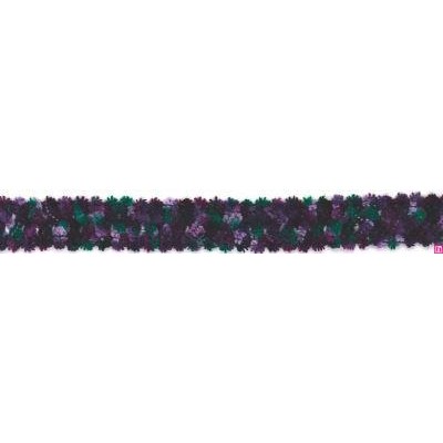 9649-743 GALON FANTASIA MENELIK 20 MM. POLIESTER RECICLADO 97%-POLIESTER 3% MORADO Venta en piezas de 12.50 M