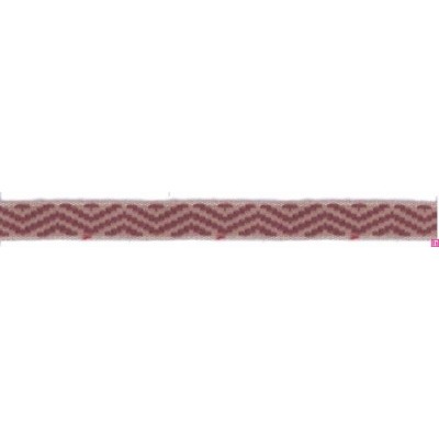 9656-15-4245 CINTA JACQUARD LIMBER 15 MM. ACRILICO 95%-ALGODON 3%-PA 2% ROSA Venta en piezas de 12.50 M