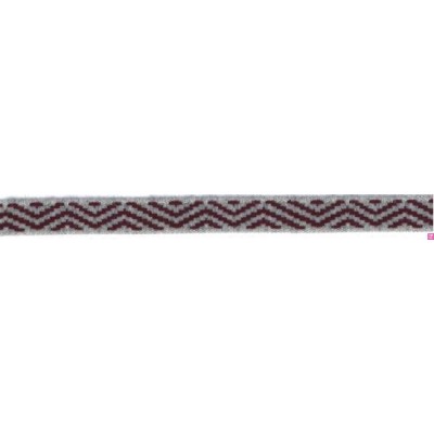 9656-15-9447 CINTA JACQUARD LIMBER 15 MM. ACRILICO 95%-ALGODON 3%-PA 2% GRIS Venta en piezas de 12.50 M