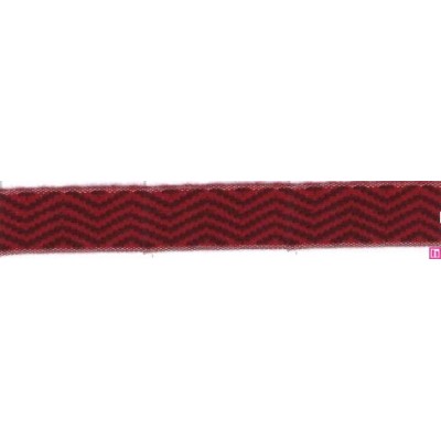 9656-30-4547 CINTA JACQUARD LIMBER 30 MM. ACRILICO 95%-ALGODON 3%-PA 2% ROJO Venta en piezas de 12.50 M