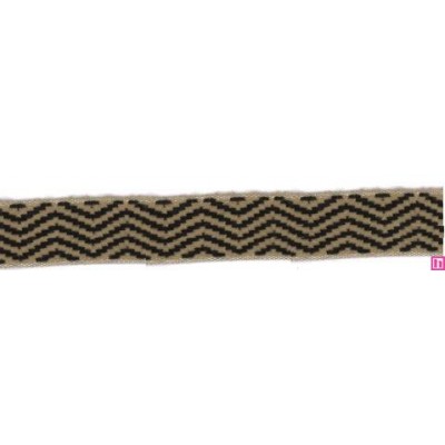 9656-30-9092 CINTA JACQUARD LIMBER 30 MM. ACRILICO 95%-ALGODON 3%-PA 2% MARINO Venta en piezas de 12.50 M