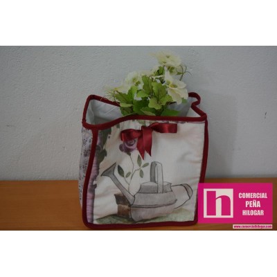 983081 ALTILLO DE LOS DUENDES BOLSO ALMACENAJE 22X22X14 ALGODON 100% SURTIDO Venta en piezas de 2.00 U