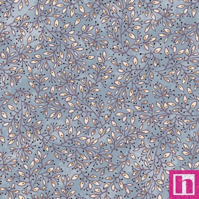 P121-LEBA5957B PATCH. AMERICANO LE BAROQUE (16) 110 CM. ALGODON 100% AZUL Venta en piezas de 13.72 M