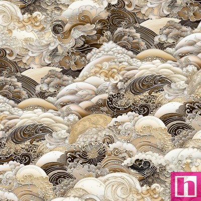 P121-NAMW5657Z PATCH. AMERICANO NAMI 108 (05) 270 CM. ALGODON 100% CARAMELO Venta en piezas de 7.00 M