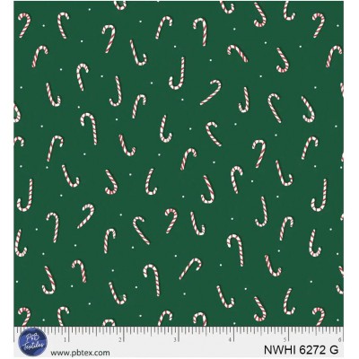 P121-NWHI6272G PATCH. AMERICANO NUTCRACKER WHIMSY (05) 110 CM. ALGODON 100% VERDE Venta en piezas de 7.00 M