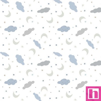 P121-PPAL5846-W PATCH. AMERICANO POLAR PALS (05) 110 CM. ALGODON 100% BLANCO Venta en piezas de 7.00 M