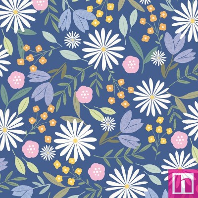 P121-SSPR5327DB PATCH. AMERICANO SWEET SPRINGS (12) 110 CM. ALGODON 100% AZUL Venta en piezas de 7.00 M