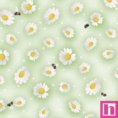 P121-SSWE6149G PATCH. AMERICANO SPRING SWEETIES (07) 110 CM. ALGODON 100% VERDE Venta en piezas de 7.00 M