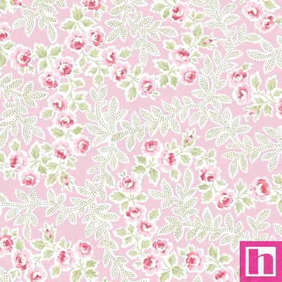 P121-YTRU6140P PATCH. AMERICANO YOURS TRULY (03) 110 CM. ALGODON 100% ROSA Venta en piezas de 7.00 M