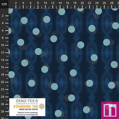 P137-4504-131 PATCH.AMERICANO GRACEFULLY BROKEN (03) 110 CM. ALGODON 100% MARINO Venta en piezas de 6.00 M