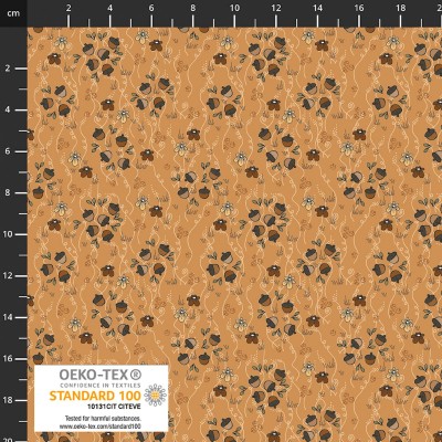 P137-4514-546 PATCH.AMERICANO THE SWEETEST EMBRACE (16) 110 CM. ALGODON 100% CAMEL Venta en piezas de 6.00 M