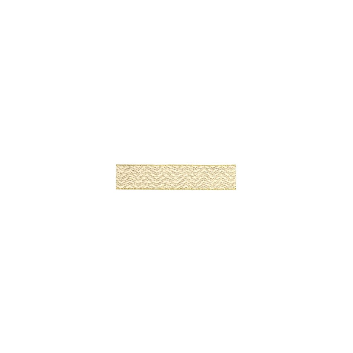 9638-30-9385 CINTA JACQUARD 30 MM UNAX  POL 50%-ALG 45% NATURAL/ORO VENTA EN PZAS. DE 12.50 M APRO