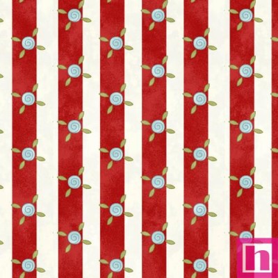 P140-3399-48 PATCH. AMERICANO POCKETFUL OF POSIES (08) 110 CM. ALGODON 100% ROJO Venta en piezas de 6.80 M