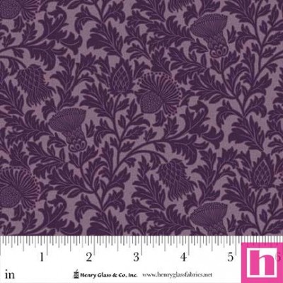 P140-3465-55 PATCH. AMERICANO THISTLE AND RYE (13) 110 CM. ALGODON 100% MORADO Venta en piezas de 7.00 M