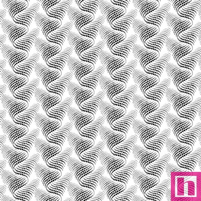 P17-MAS11017-WJ PATCH. AMERICANO MOONLIT WALK (11) 110 CM. ALGODON 100% BLANCO/NEGRO Venta en piezas de 7.00 M