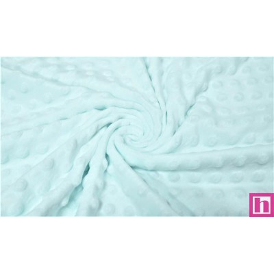 P69-9772-1001 MINKY TOPOS MICRO DOTS (05) 1.50 M. 265 GR/M2- POLIESTER 100% CELESTE Venta en piezas de 6.00 M