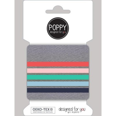 P94-06365-005 PUÑO + CINTURA ELASTICO  (04) 135 CM.-650 GR/M2 ALG.85%-EA 15% GRIS/MULTI Venta en piezas de 2.00 C