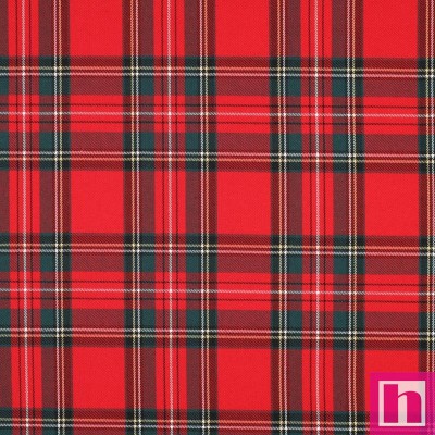 P94-3035-002 VIYELA CUADROS HARRIS (04) 145 CM. 230 GR/M2. POLIESTER 63%-VISCOSA 34%-EA.3% ROJO Venta en piezas de 6.00 M