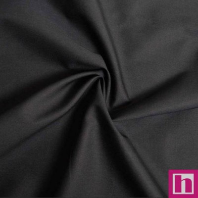 46765 AMBER POPELIN LISO (26) 1.50 M. POL.65%-ALGODÓN 35% NEGRO Venta en piezas de 7.00 M