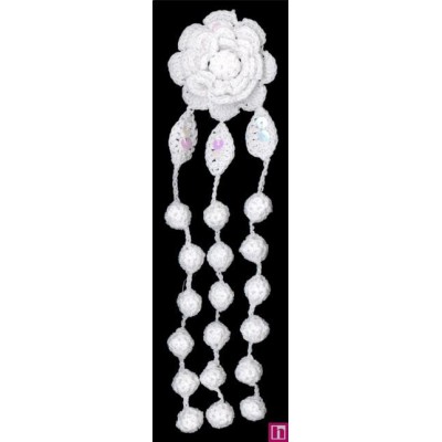 508276-01 APLICACION GANCHILLO SIKA 55X190 MM. ALGODON 100% BLANCO Venta en piezas de 10.00 U