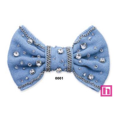 537603-0001 LAZO APLIQUE DENIM FANTASIA 105X70 MM DENIM LAVADO Venta en piezas de 3.00 U