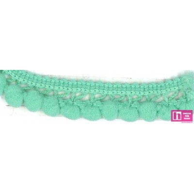 57692 SILVIA MADROÑO 1 BORLA 10 MM. POLIAMIDA 100% AGUA Venta en piezas de 50.00 M